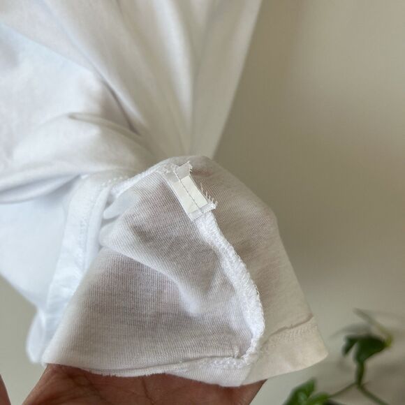 Lane Bryant Classic Perfect Sleeve V Neck White T-Shirt Women's Size 18/20 - Picture 6 of 6